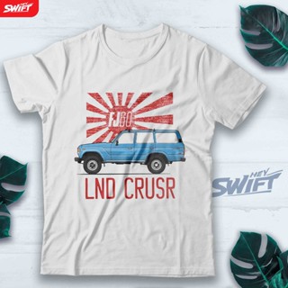 [COD]เสื้อยืด พิมพ์ลายธงชาติญี่ปุ่น Land CRUISER FJ60 FJ60S-5XL