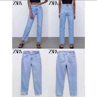 Zara mom slim fit jean mom slim แท้💯% สียีนส์อ่อน