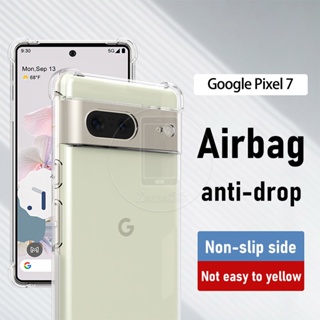 Google Pixel 7 Pixel7Pro Pro เคสใส นิ่ม TPU ถุงลมนิรภัย ป้องกัน ด้านหลัง เคสโทรศัพท์