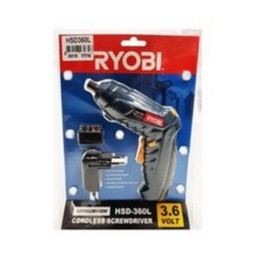 สว่านแบตเตอรี่ RYOBI HSD360L+ไขควง 3.6V