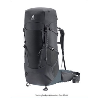 เป้ deuter รุ่น Aircontact Core 50+10 โลโก้ใหม่ ปี 2023 สีเทา Graphite Shale , สีน้ำเงิน Reef Ink , สีน้ำตาล