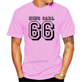 เสื้อยืดผู้ชาย King Carl 66 Stylish Number สโลแกนคุณภาพผู้ชาย (ผู้หญิงมีจําหน่าย) เสื้อยืดสีขาว เสื้อเชิ้ตเสื้อยืดฮิปฮอป