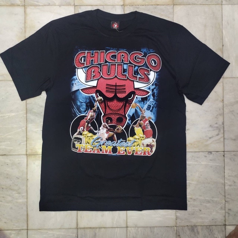 เสื้อยืดโอเวอร์ไซส์🔥 เสื้อยืด chicago bulls champions basketball เสื้อ CHICAGO BULLS basketball เสื้