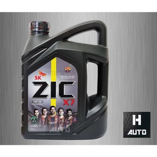 ใหม่ API SP 🔥เบนซิน SAE 5W-30🔥 น้ำมันเครื่องยนต์เบนซิน สังเคราะห์แท้ 100% ZIC (ซิค) X7 SAE 5W-30 ขนาด 4 ลิตร