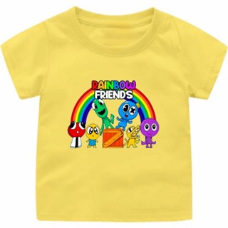 เสื้อยืด ลาย Rainbow FRIEND สําหรับเด็กผู้หญิง (2) 1-12 ปี ไซซ์ Xl-Xxl.3XL