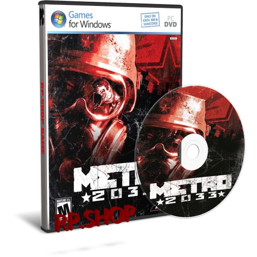 แผ่นเกมคอม PC - METRO 2033