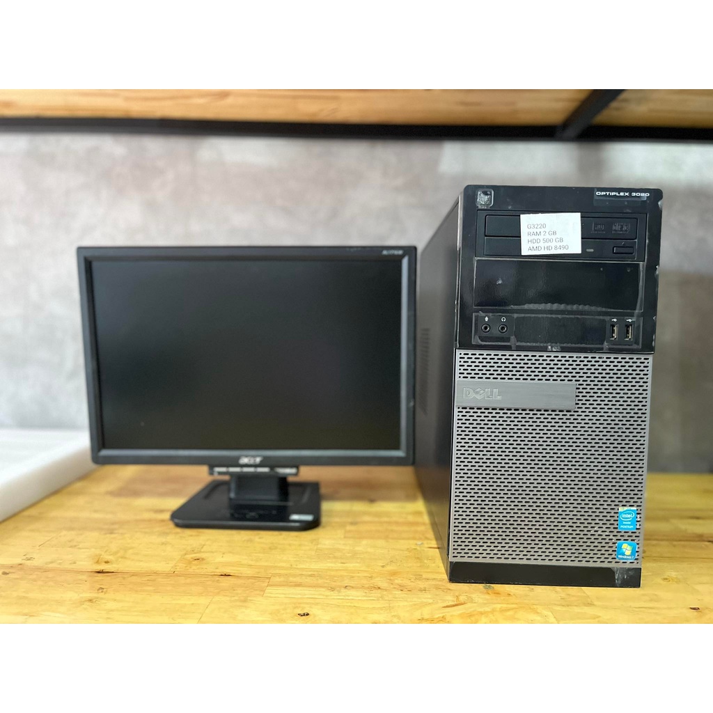 คอมพิวเตอร์ชุดพร้อมใช้G2120-3220 แรม4g /Hdd160-250g /จอ19-20นิ้ว พร้อมเม้าส์คีย์บอร์ด