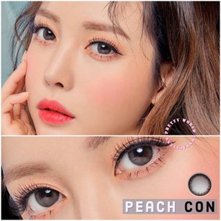 💫Wink : Peach Con สายตาปกติ ถึง-4.00 dia 14.0 ขนาด มินิ ธรรมชาติ ละมุนมากก