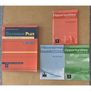 หนังสือ GRAMMAR PLUS A BASIC SKILLS / NEW OPPORTUNITY Education for life Mini Dictionary