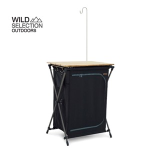 โต๊ะวางของในครัว แคมป์ปิ้ง Naturehike Outdoor Folding Kitchen Shelf table NH22JU015