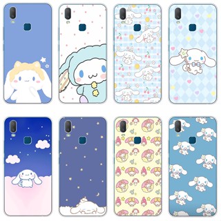 เคสซิลิโคนใส ลายการ์ตูนชินนาม่อนโรล กันกระแทก สําหรับ Vivo y11 2019 Vivo Y30 Y30i Vivo y17 Vivo y53