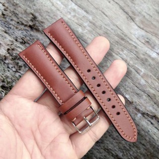 สายนาฬิกาหนังแท้ HANDMADE ขนาด_18มม 20มม 22มม​ 24มม​ (Classic_leather)