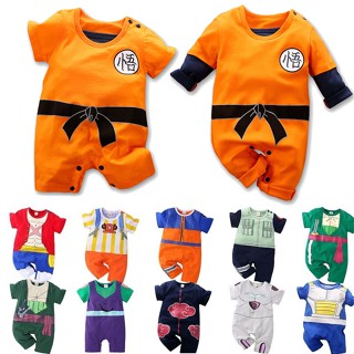 【MML】0-24M Baby Clothes Boy Anime Romper Luffy Akatsuki Zoro Bodysuit Newborn Kids Costume Summer Onesie Toddler One-Pieces Jumpsuit