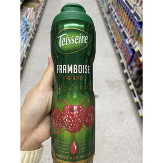 Raspberry Syrup ( Brand Teisseire ) 600 Ml. น้ำหวานเข้มข้น กลิ่น รัลปเบอร์รี่ ( ตรา เตสแชร์ )