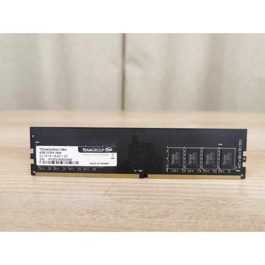 แรม(RAM) DDR4 TEAMGROUP  4 8 16 GB BUS2133 2400 2666 (LITETIME WARRANTY)