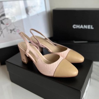 CHANEL SLINGBACK SHOES WITH HEEL 3.5cm