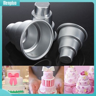 md diy mini 3 - tier อุปกรณ์แม่พิมพ์สําหรับใช้ในการทําเค้กพุดดิ้งช็อกโกแลตเบเกอรี่