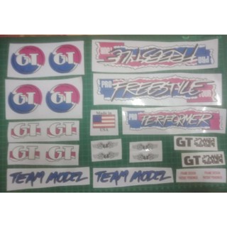 สติกเกอร์ใส พิมพ์ลายทีม BMX GT Freestyle Team สําหรับตกแต่ง