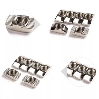 T-nut Free Nut 20 30 40 mm. M3 M4 M5 M6 M8 สำหรับอลูมิเนียมโปรไฟล์ 20 30 40 มม.