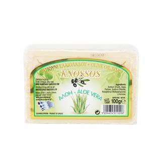 Natural Efe | KNOSSOS - Aloe Vera Olive Oil Soap | สบู่น้ำมันมะกอกว่านหางจระเข้ 100g