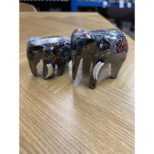ช้างไม้ ช้างมงคล ช้างแก้บน  ช้างแกะสลัก ช้าง ของตกแต่งบ้าน แก้บน แต่งห้อง - รูปที่ 3