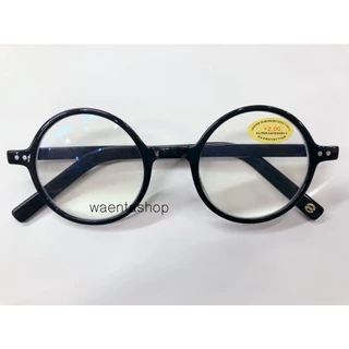 แว่นสายตาสั้น / สายตายาว กรองแสงสีฟ้า Anti Blueblock ทรงวินเทจ ทรงกลม 7422A