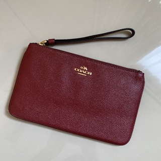 COACH LARGE WRISTLET กระเป๋าคล้องแขน ไซส์ L 1 ซิป