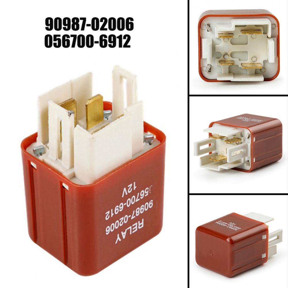 #Rele
#12V
#4Pin
#รีเลย์พัดลมหม้อน้ำ
#รถยนต์