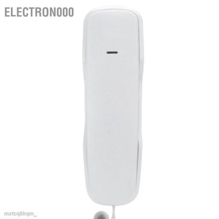 ✽Electron000 อัพเกรด A061 โทรศัพท์ติดผนังสีขาวสําหรับบ้าน