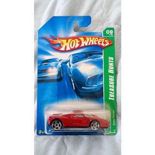 Hot wheels Enzo Ferrari TH กระจกใส รถของสะสมเก่าเก็บตามระยะเวลา แพคมีลอยยับ ดูภาพก่อนกดซื้อ รถของ