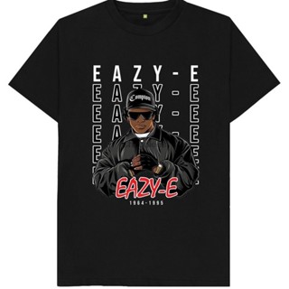 เสื้อผ้าผชเสื้อยืดฮิปฮอป Eazy E Eric Wright Vintage Compton Boyz In The Hood Retro Inspired Rap BYTE FLBOS-5XL