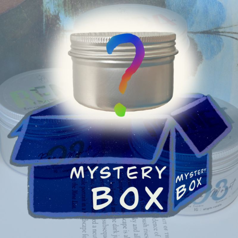 Mystery Box กล่องสุ่มเทียนหอม ขนาด 80g. (1ชิ้น)