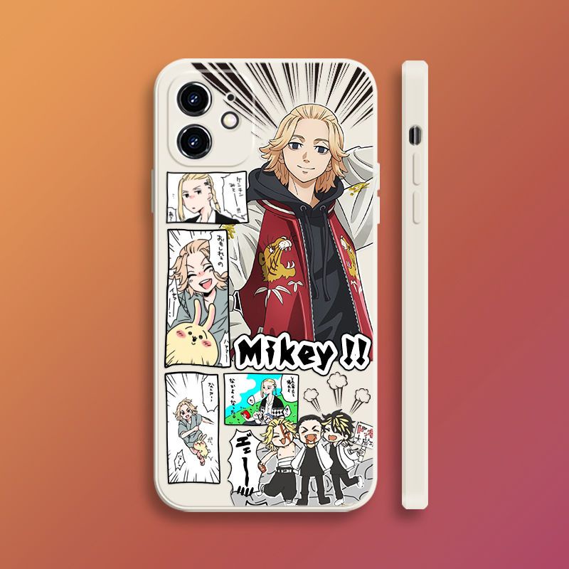 Tokyo Revengers Mikey เคสไอโฟน iPhone 13 11 pro max 12 14 pro case se2020 8plus เคส 8พลัส cover นิ่ม
