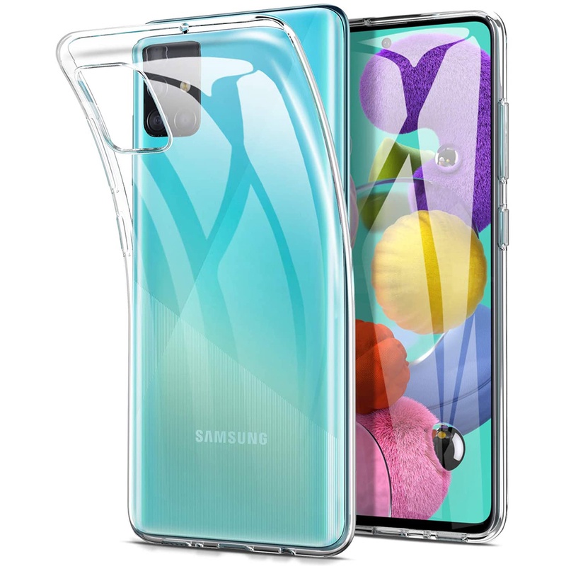 Samsung Galaxy A51 A71 A73 A53 A33 A23 A13 5G XCover Pro 6 5 คริสตัลใส ซิล เจลนิ่ม TPU เคส