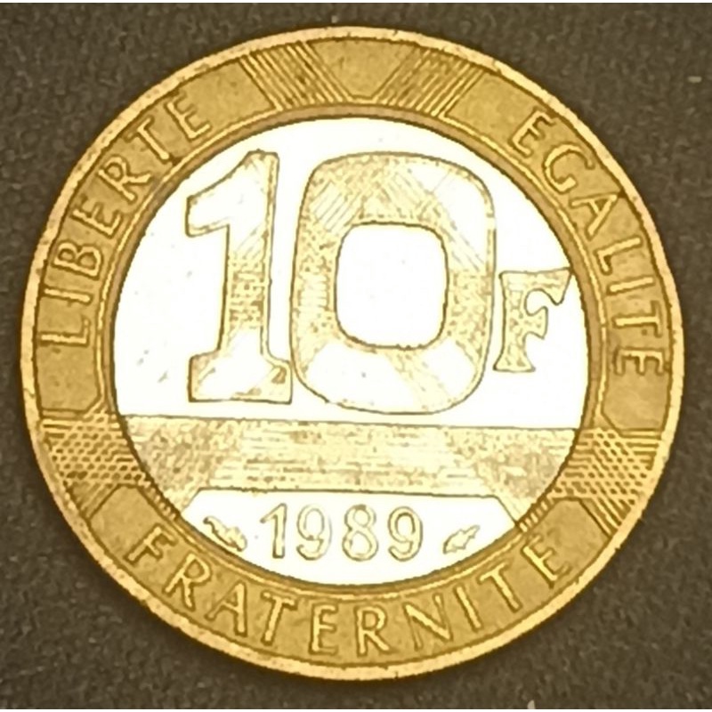เหรียญ 10 ฟรังค์ ปี 1989