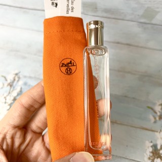 HERMES EAU DES MERVEILLES EDT 15ml with Pouch หัวสเปร์ย