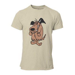 เสื้อผู้ชายเท่ สันทนาการ Muttley Mutley การ์ตูนหัวเราะหัวเราะสุนัขเสื้อยืดผู้ชาย O คอผ้าฝ้ายเสื้อยืดแขนสั้นเสื้อทีเสื้อ