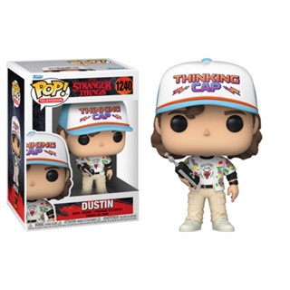 Funko Pop! 《Stranger Things》โมเดลตุ๊กตาฟิกเกอร์ Dustin ของเล่นสําหรับเด็ก