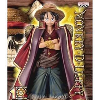 Luffy ของแท้ JP แมวทอง - Grandline Men Banpresto [โมเดลวันพีช]