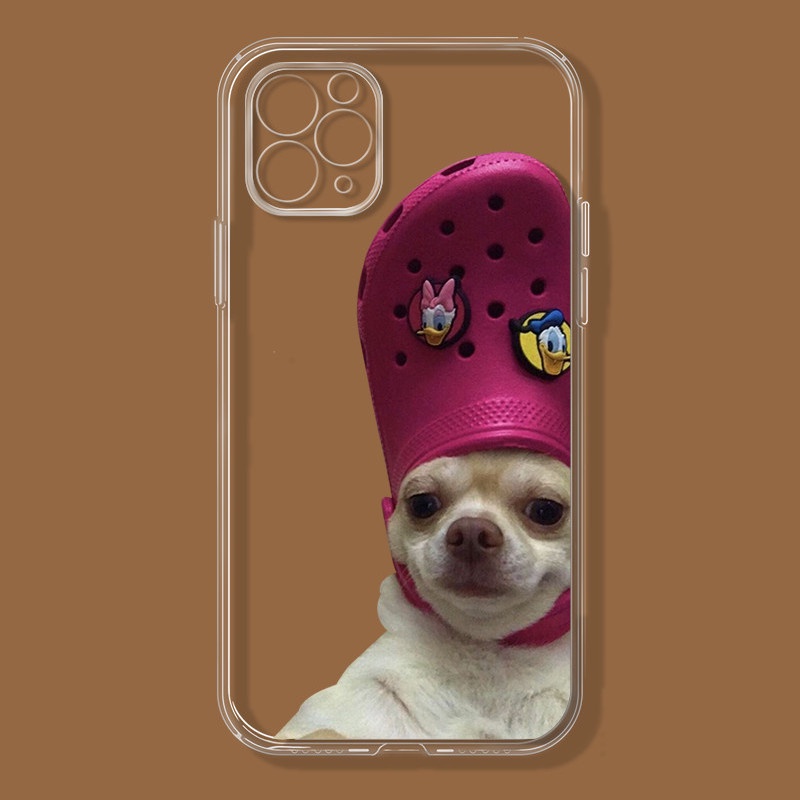 Slipper dog~เคสไอโฟน iPhone Xr Xs X 12 14 pro 7 14 se2020 เคส 13 11 pro max 8plus 7plus phone case 8พลัส cover TPU นิ่ม