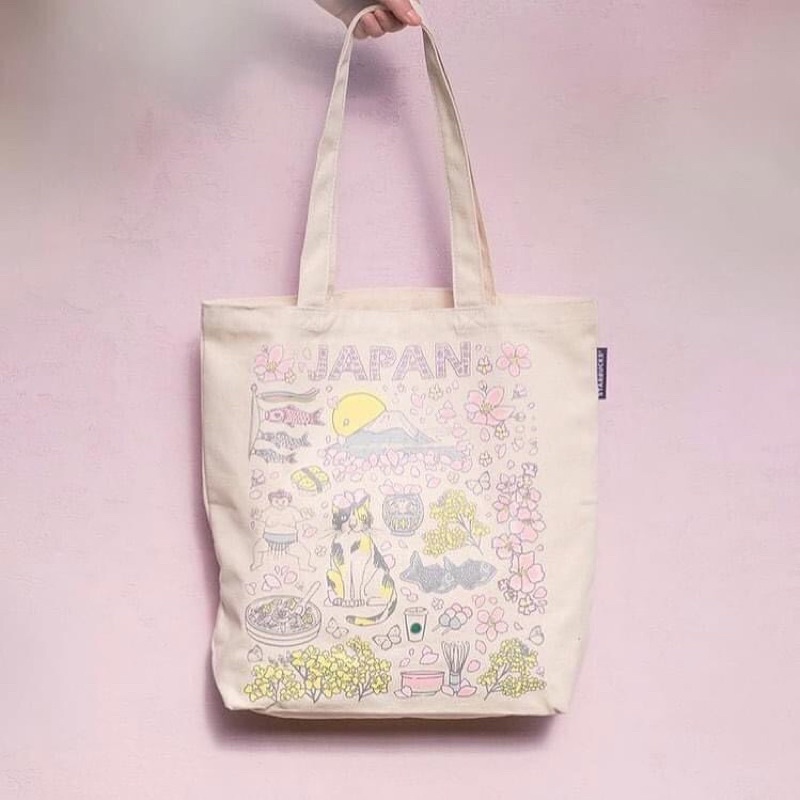 🇯🇵 starbucks japan been there series spring tote bag