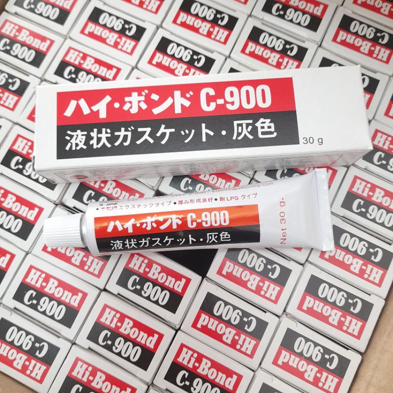 กาวบอนด์C900 ไฮบอน(Hi-Bond) สำหรับติดที่ปะเก็น ขนาด 30 กรัม สินค้าไม่ค้างสต๊อก สีขาว งานสวย ผลิตภัณฑ์ติดปะเก็น