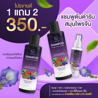 👳‍♀️ส่งฟรี👳‍♀️ 1แถม2 แชมพูพรทิน่า  เร่งผมยาว ผมร่วง