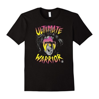 เสื้อผ้าผชLsmtx1 เสื้อยืดแขนสั้นลําลอง ผ้าฝ้าย พิมพ์ลาย Legend Ultimate Warrior สีนีออน พลัสไซซ์ สําหรับผู้ชายS-5XL