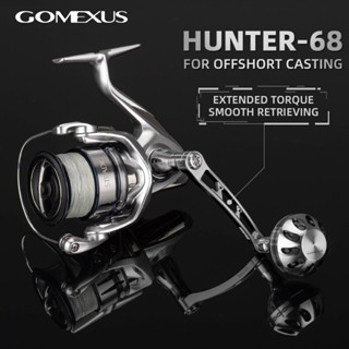 โกเม็กซัส(Gomexus) Hunter Galaxy 38 Jigging อุปกรณ์ตกปลา 68 มม. สําหรับ Shimano Stella Stradic Daiwa Satiga รอกตกปลา LMY-Ta38