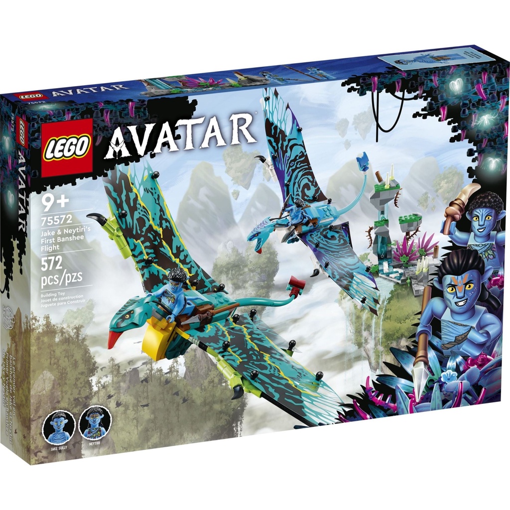 [PhoenixToyz LEGO Avatar Jake & Neytiris First Banshee Flight 75572 อายุ 9+ (572 ชิ้น)