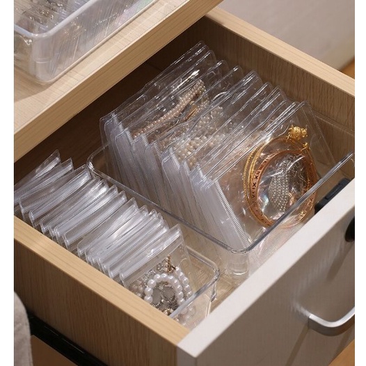 พร้อมส่งจากไทย กล่องเก็บเครื่องประดับ อเนกประสงค์ ซองใส่ต่างหู ที่จัดระเบียบของ - รูปที่ 6