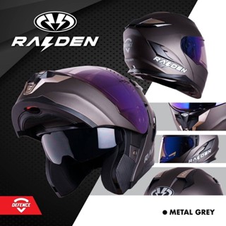 หมวกกันน็อคเต็มใบ​ RAIDEN​ ยกคางได้ แว่น 2 ชั้น