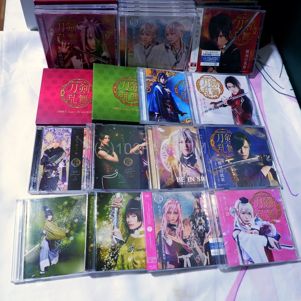 [Update 10/8] 🌟CD เพลง Butai Touken Ranbu คละอัลบั้ม มีมากกว่าในรูป โทเคนรันบุ 2.5D