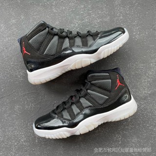 【DG คุณภาพสูง】air Jordan 11 รองเท้าผ้าใบ สไตล์เรโทร สําหรับผู้ชาย 72-10 378037-002 Great demon king EUsize40.5--47.5 VMUA